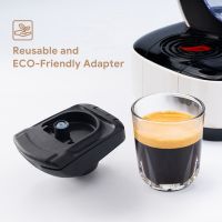 Reusable Coffee Adapter for Lumio EDG325 Machine Capsule Transfer Refillable Coffee Powder Holder