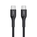 [ทักแชทรับคูปอง] AUKEY Elite Kevlar สายชาร์จ USB-C to USB-C Cable ยาว 1.2 - 2 เมตร รุ่น CB-AKC3-4 Series. 