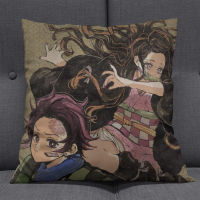 Anime Cos Demon Slayer Cos Bolster Kimetsu No Yaiba Kamado Nezuko Kamado Tanjirou Agatsuma Zenitsu Tomioka Giyuu Printed Pillow