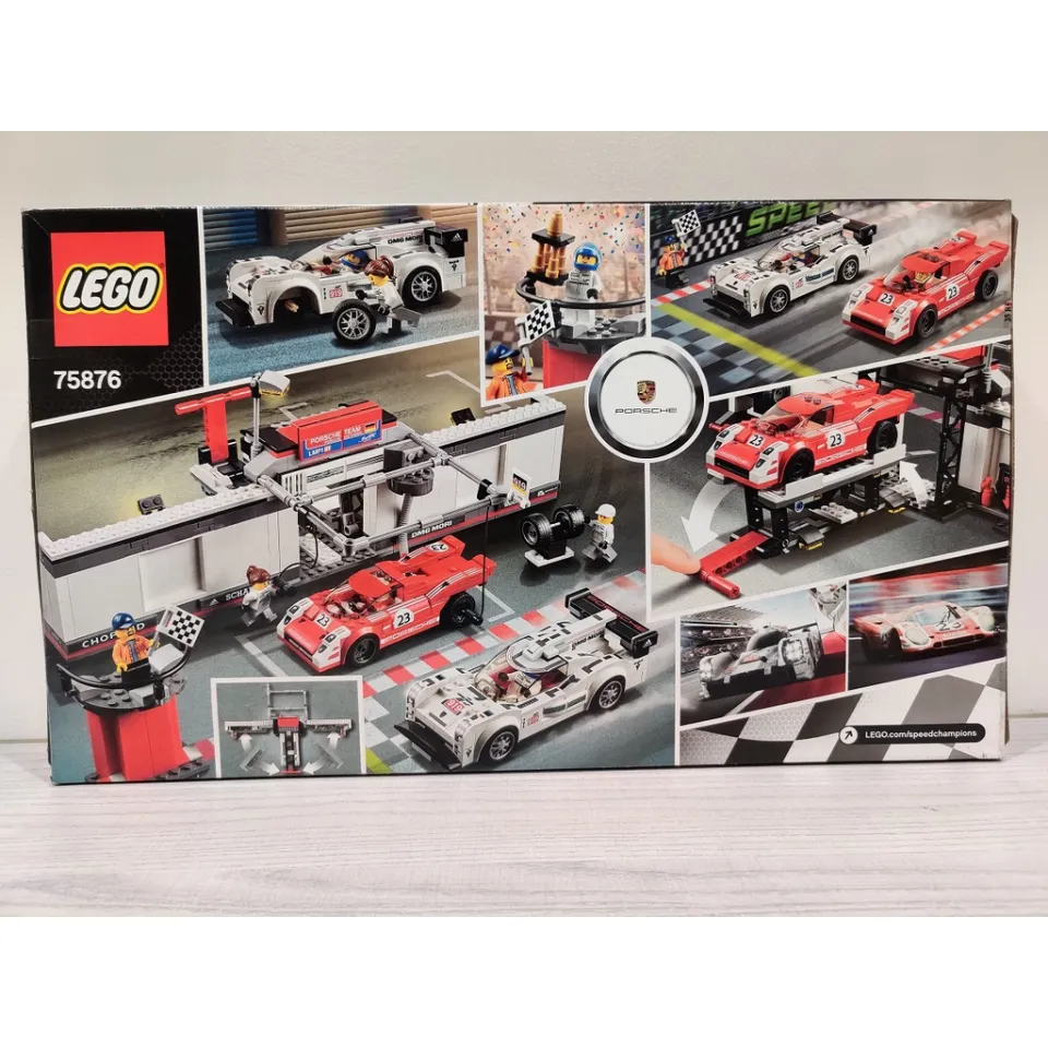 TQH010 Lego Speed Champions 75876: Porsche 919 Hybrid and 917K Pit