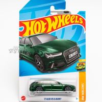 ❗ No. 187 39; 17 AUDI RS6 AVANT Green Mattel Hot Wheels Alloy Small Sports Car187号 39;17 奥迪 绿色 美泰风火轮合金小跑车