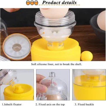 Egg Yolk Shaker Gadget Manual Mixing Golden Whisk Eggs Spin Mixer Kitchen  Tools