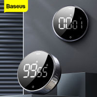 Baseus LED Digital Kitchen Timer For Cooking Shower Study Stopwatch Alarm Clock Magnetic Electronic Cooking Countdown Time Timer