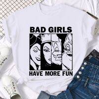 Disney Y2K Anime Villain Bad Kawaii T Shirt Funny Cartoon Aesthetic Tshirt Grunge Graphic Tshirt 90S Tees Gildan