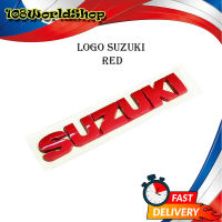 โลโก้ Suzuki แดง Red LOGO SUZUKI ติด Suzuki SWIFTมีบริการเก็บเงินปลายทาง