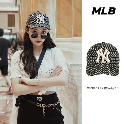 New ของแท้ 💯% MLB NY UNISEX CURVED CAPNY NEW YORK YANKEE/หมวก mlb NY/หมวกสไตล์เกาหลี