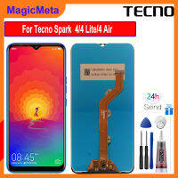 จอ LCD แบบดั้งเดิม MagicMeta สำหรับ Tecno Spark 4/4 Lite/4 Air จอแสดงผล LCD แบบสัมผัสหน้าจอ Digitizer แทนการประกอบสำหรับ Tecno Spark 4 Lite KC8 Spark 4 Lite KC8S Spark 4 Air KC6 Display