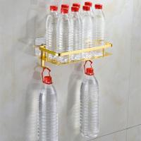 Shelf Shower Shelf Adhesive Aluminum Shower Caddy For Shampoo Holder Kitchen Rack Storage Organizer No Drilling Rectangle Wall M