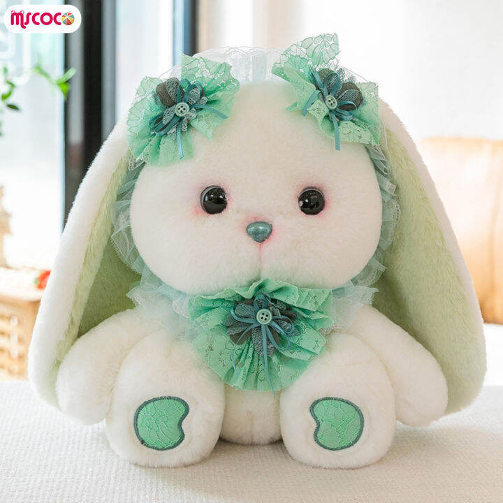 mscoco-ตุ๊กตายัดไส้เหมือนจริงของเล่นตุ๊กตากระต่าย-kawaii-แบบนิ่มสุดน่ารักหมอนพูเชียร์ตุ๊กตาเบาะผ้าสำหรับเด็กของขวัญสะดวกสบายสำหรับเด็ก