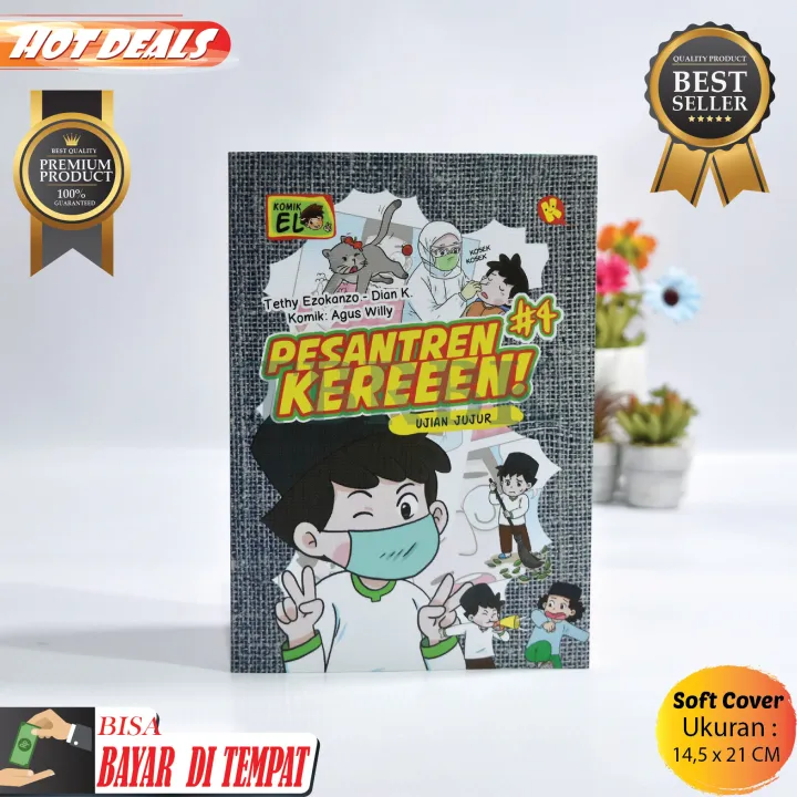 KOMIK PESANTREN KEREN JILID 4 Komik Bergambar Untuk Anak Original Soft ...