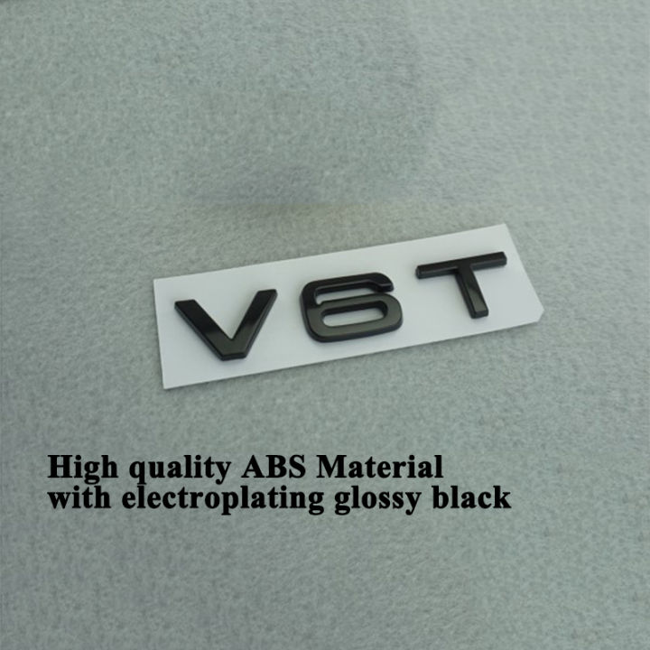 1pc-จัดแต่งทรงผม-abs-glossy-black-รถด้านข้าง-body-emblem-v6t-v8t-v10อุปกรณ์เสริมสำหรับ-audi-a4-a6-s8-a8-s4-s5-s6-rs5-rs6-rs8