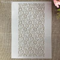 A4 29cm Leaves Geometry Texture DIY Layering Stencils Wall Painting Scrapbook Coloring Embossing Album Decorative Template