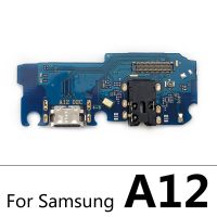 สาย A21 A12พอร์ตสำหรับ Samsung A02 A02S หัวชาร์จ A21S A31 A32 A41 A51 A70 A71บอร์ด USB สายเคเบิลพร้อมไมโครโฟน