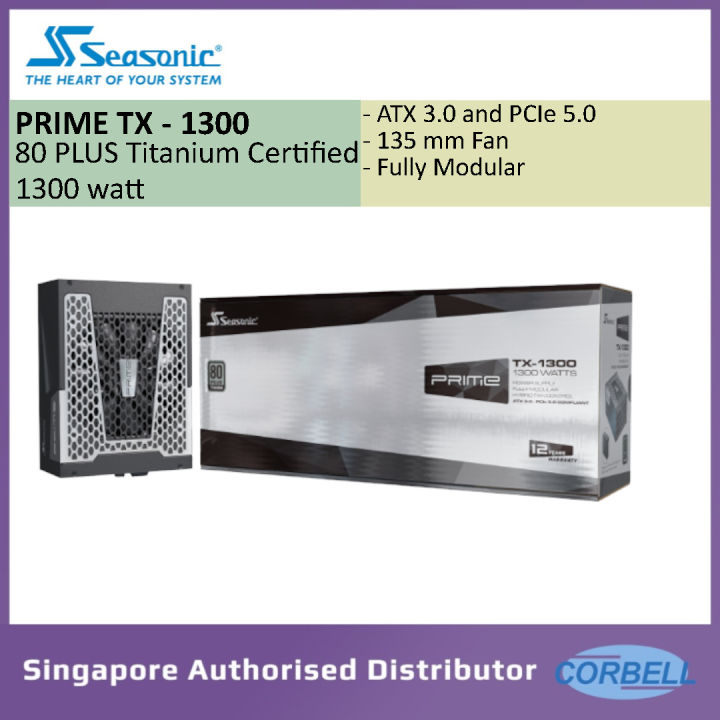 Seasonic Prime TX 80 PLUS Titanium Netzteil, modular - 1000 Watt
