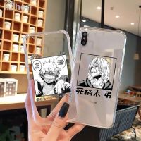 เคสโทรศัพท์โปร่งใสสำหรับ IPhone 11 Pro 13 12 8 Plus X XR XS MAX Shigaraki Tomura อนิเมะ My Hero Academia Cover