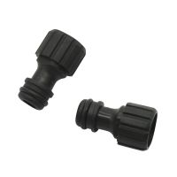 18mm External Thread Diaphragm Pump Nipple Joints Garden Water Connectors Garden Irrigation Car washer Pipe Connection Tool 5Pcs Watering Systems  Gar