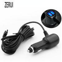 ZR สำหรับกล้องติดรถยนต์สายชาร์จ5V 3.5A 3.5M ลวด Dash Cam Car Charger