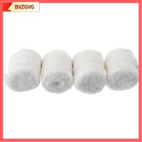 BVZGVG 4 Rolls ขอบเป็นฝอย ริบบิ้นสีขาว สีขาวครีม งานทำมือ ริบบิ้นชีฟองสีงาช้าง ห่อของขวัญ งาช้างสีงาช้าง ริบบิ้นห่อของขวัญ ห่อของขวัญ