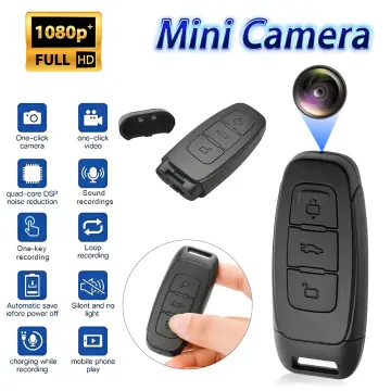  Jigayao 1080p Car Key Mini Security Hidden Spy Camera for  Video and Photos,Motion Detection Night Vision Keychain Spy Camera Sport  Mini Camcorder-No Audio : Electronics