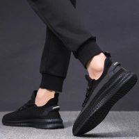 2020 mens shoes casual Korean breathable sports running shoes cloth shoes old shoes mens trendy shoes2020男鞋休闲韩版透气运动跑步鞋布鞋老爹鞋子男潮鞋