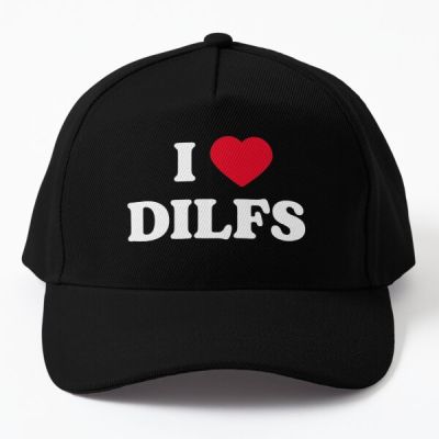 I Love Dilfs Baseball Cap Hat Spring

 Snapback Hip Hop Outdoor Czapka Printed Boys Women Bonnet Casquette Casual Black Sport