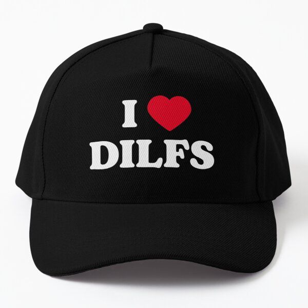 i-love-dilfs-baseball-cap-hat-spring-snapback-hip-hop-outdoor-czapka-printed-boys-women-bonnet-casquette-casual-black-sport