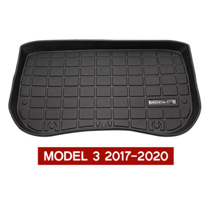 New Car Front Trunk Storage Mat For Tesla Model 3 Car Accessories Cargo Tray Trunk TPE Waterproof Pads Model 3 2017-