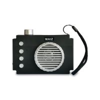 Retro Camera Modeling Outdoor Audio Small Card Loud Subwoofer Fm For Pc Phone Led Atmosphere Lamp Bluetooth Speaker Subwoofer