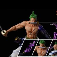 ZZOOI New 20cm One Piece Anime Figure GK Roronoa Zoro Action Figure PVC Collection Cartoon Model Doll Gift Toys Decoration