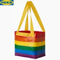 IKEA  STORSTOMMA Limited Edition 13 ลิตร ขนาด 27x18x27cm. กระเป๋า ถุงสีรุ้ง กระเป๋าสีรุ้ง ลิมิเต็ด อิเกีย ของแท้100%