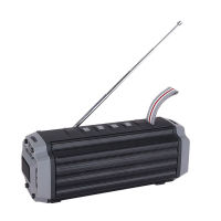 SLC-142 Bluetooth Speaker with Antenna FM Radio Card Audio Portable Speaker Wireless Mini Column Stereo Loudspeaker