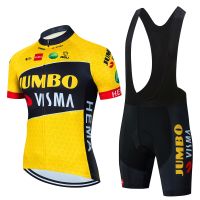 Jumbo Visma Complete Cycling 2023 Pants Man Men Mtb Uniform Mens Clothing Shorts Summer Jersey Outfit Set Mens Sets Tricuta Pro