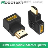 【CW】◇  HDMI-compatible Splitter Male To Female 270 Left Converter Extender PS4 Laptop