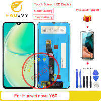 FWDGVY 6.6จอแสดงผลหน้าจอด้านหน้าสำหรับ Huawei Nova Y60หน้าจอสัมผัสดิจิทัล Lcds + อุปกรณ์ซ่อมของขวัญฟรี + กระจกเทมเปอร์1ชิ้น