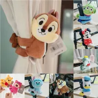 XFZHG Chip N Dale จี้กอดตุ๊กตาผ้ากำมะหยี่หมีพูหมีสตรอเบอรี่ Dompet Koin กระเป๋าซิปลำลองที่จับตกแต่งรถเครื่องประดับกระเป๋านักเรียน