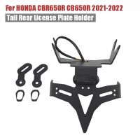 For HONDA CBR650R CB650R 2021 2022 Motorcycle Registration License Plate Light Holder Frame Panel Bracket Scooter Accessories