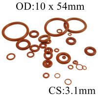 โอริงโอซีลโอริงขนาด3.1มม. โอริงโอโอริงขนาด3.1มม. ซิลิกอน10-54มม. ยาง Gaskets38Mm ทนความหนาปิดผนึก20ชิ้น (38มม. X 3.1มม. 20ชิ้น)