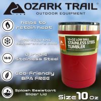 Ozark trail 10oz tumbler แก้วสแตนเลส แก้วเก็บความเย็น ร้อน เก็บอุณหภูมิได้นาน แก้วสแตนเลสเก็บความเย็น