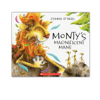 Original English book monty S magnificent mane childrens friendship cultivation Picture Book Brave English Enlightenment picture story picture book