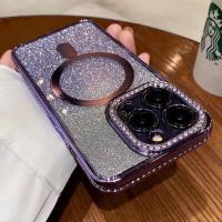 【Diamond case/Purple】เคส compatible for iPhone 12 Pro Max case compatible for iPhone 14 Pro Max 13 Pro Max 12 Pro Max 11 Pro Max case soft case