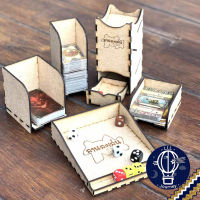 Wooden Card Distributor ที่เก็บและจัดการการ์ดแบบไม้ [อุปกรณ์สำหรับบอร์ดเกม Accessories for Boardgame]