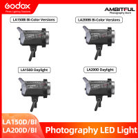 Godox LA150D LA150BI LA200D LA200BI LCD Panel LED Video Light Continuous Light Output +APP Control Bowens Mount Studio Light