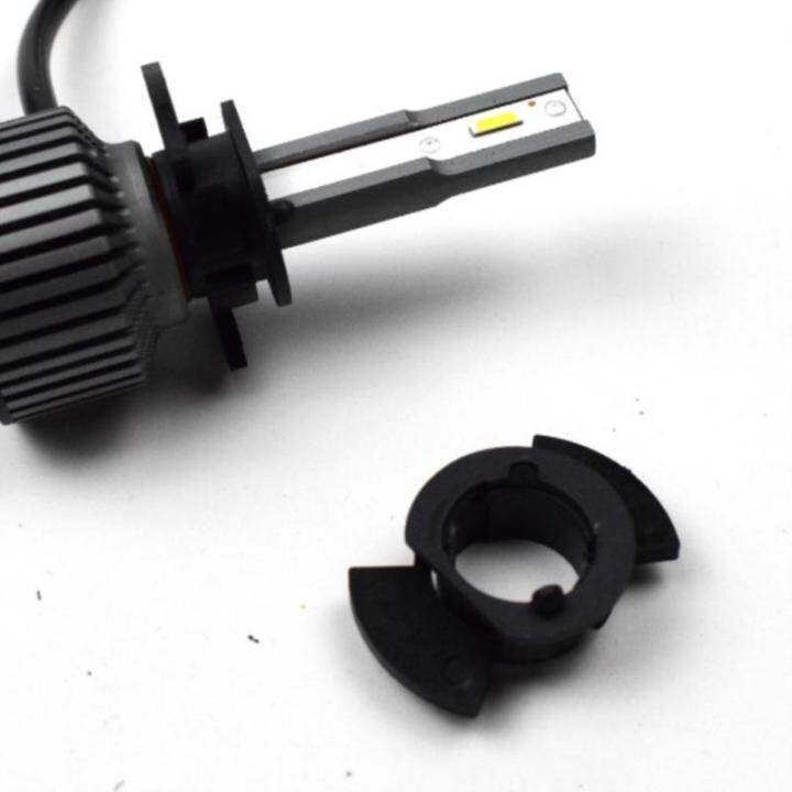 2ชิ้นที่ยึดอะแดปเตอร์ฐานหลอดไฟไฟหน้ารถมอเตอร์ไซค์แบบ-led-ในรถ-h1สำหรับเบ้าปลั๊กโคมไฟโคมไฟอัตโนมัติ-crv