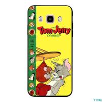 Ttq เคสน่ารักสำหรับ Samsung Galaxy J5 2016 J510 HTOMJ ซิลิคอนนุ่มรูปแบบเคสโทรศัพท์เคส TPU