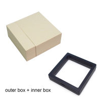 Jewelry Box Gift Case Jewellry Accessories Package Case Box Simple Style Necklace Boxes Paper Case