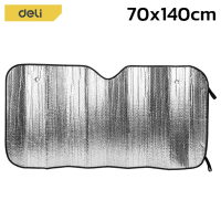 ที่บังแดดข้างรถ ม่านบังแดดหน้ารถยนต์ บังแดดรถยนต์ ผ้าบังแดดรถยนต์ 1 ชิ้น ขนาด 70x140 ซม. สำหรับรถเก๋ง รถกระบะ และ SUV Seabuy