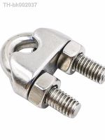 ✘✽▼ 1Pcs 304 Stainless Steel Wire Rope Clips M2/3/4/5/6/8/10/14/16Mm U Type Clamp Wire Rope Clip Cable Bolts Rigging Hardware Clamps