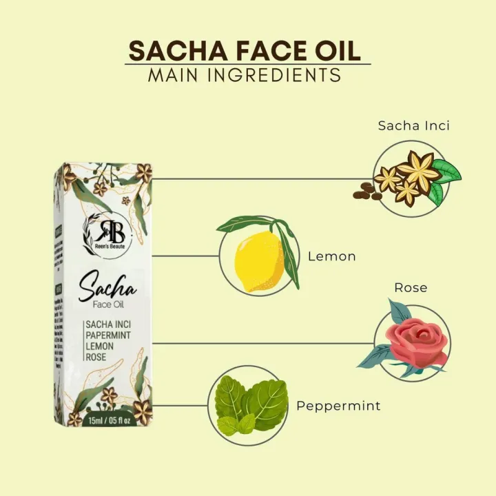 SACHA INCI FACE OIL SERUM MUKA MINYAK JAMPI VIRAL TIKTOK MINYAK MUKA