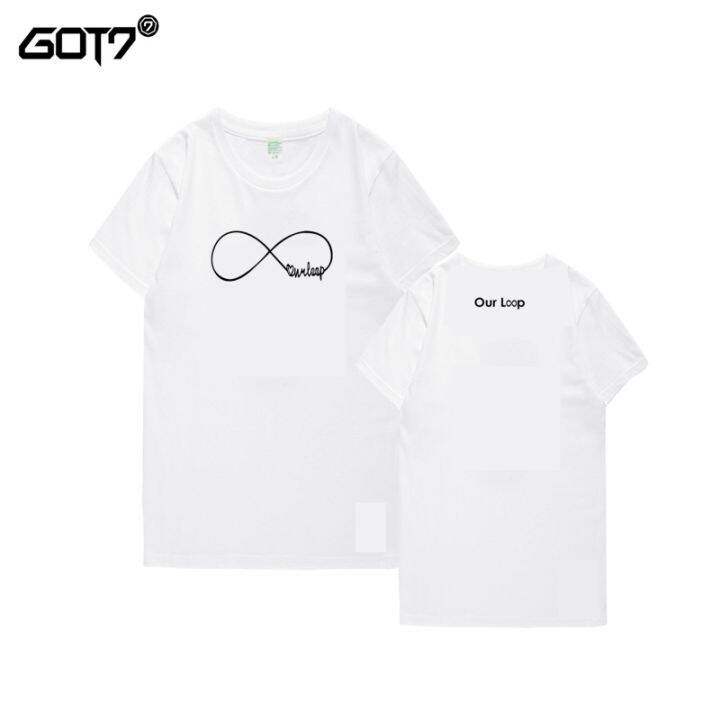 พร้อมส่ง-เสื้อยืดคอน-got7-love-loop-in-japan-llสีดำ-ขาว-s-xxlผ้าฝ้ายแท้-เสื้อยืดผู้ชายt-shirtเสื้อยืด-เสื้อเบลาส์