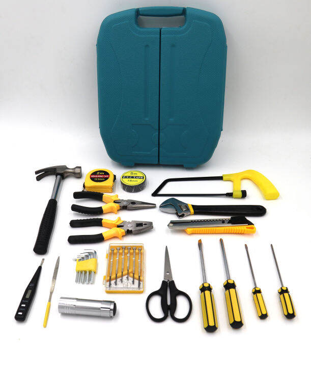 VARITY27 Pieces Hardware Tool Kit Set Multifunctional Home Emergency